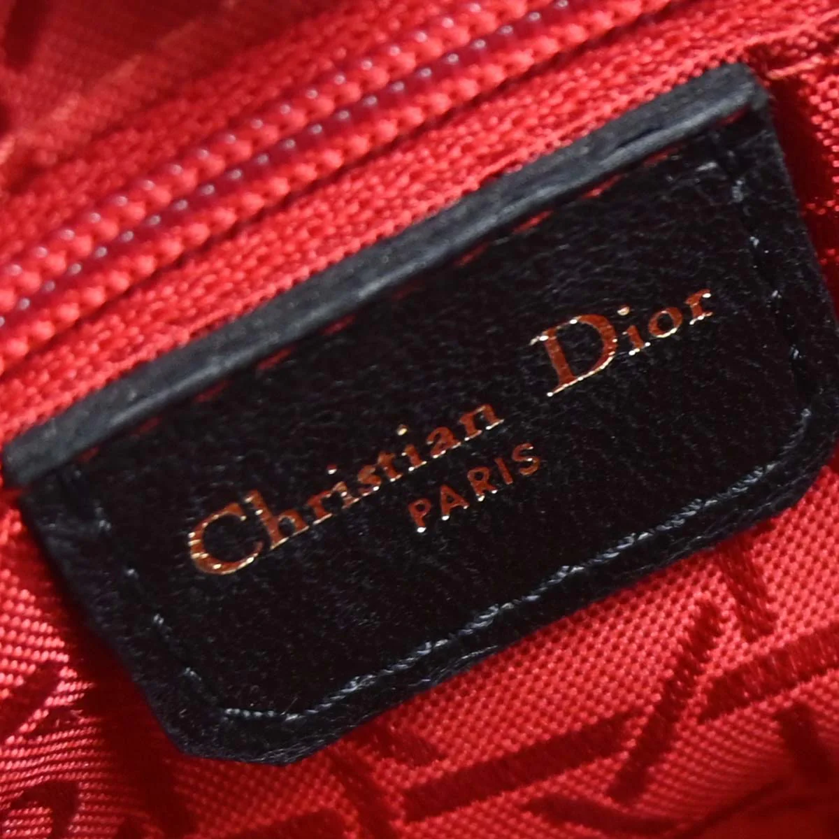 Christian Dior Black Lambskin Lady Dior Cannage 2way Shoulder Handbag - Image 9