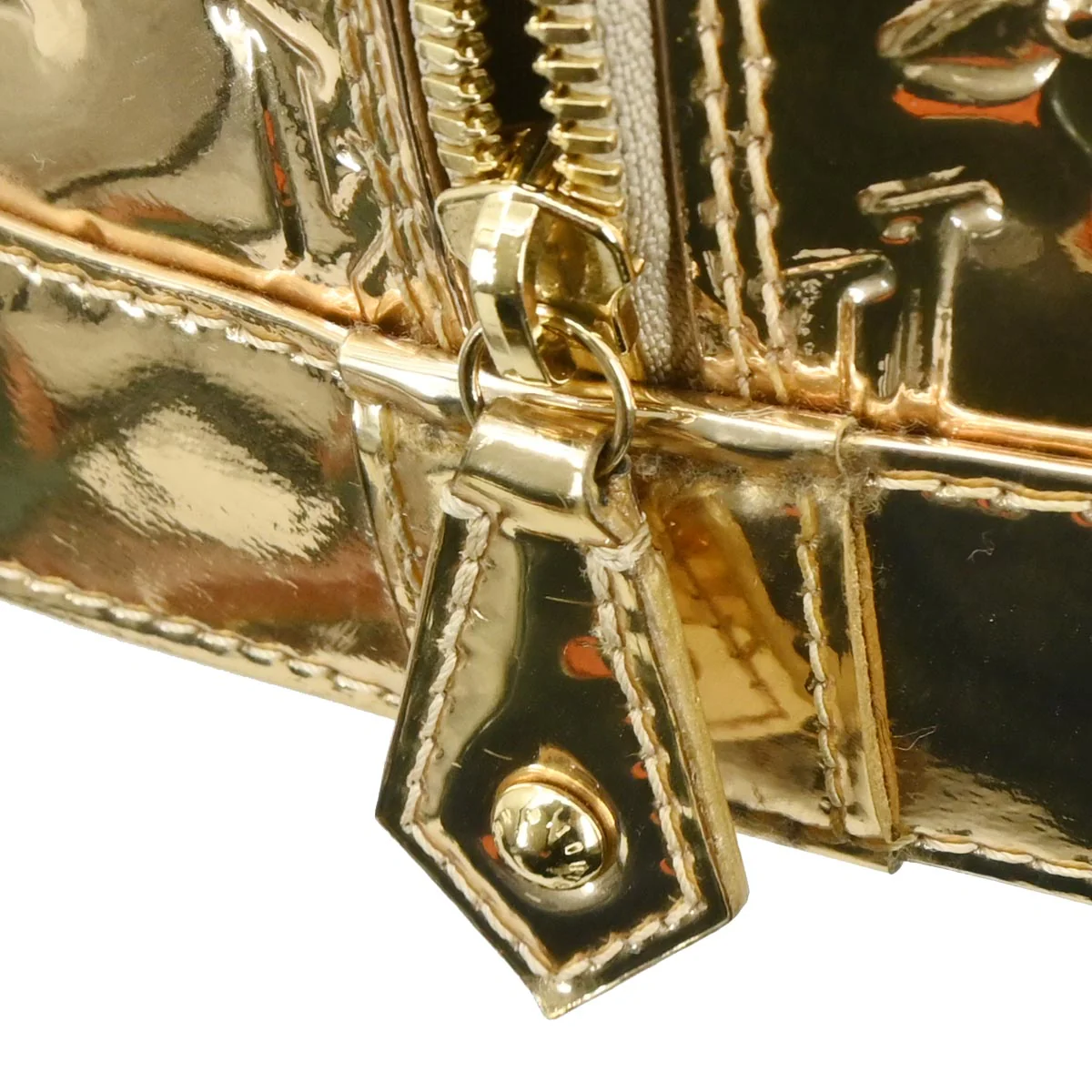 Louis Vuitton Gold Monogram Miroir Alma MM Handbag M93624 - Image 5