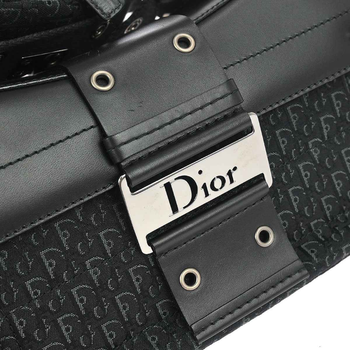 Christian Dior Black Trotter Street Chic Columbus Shoulder Bag - Image 5