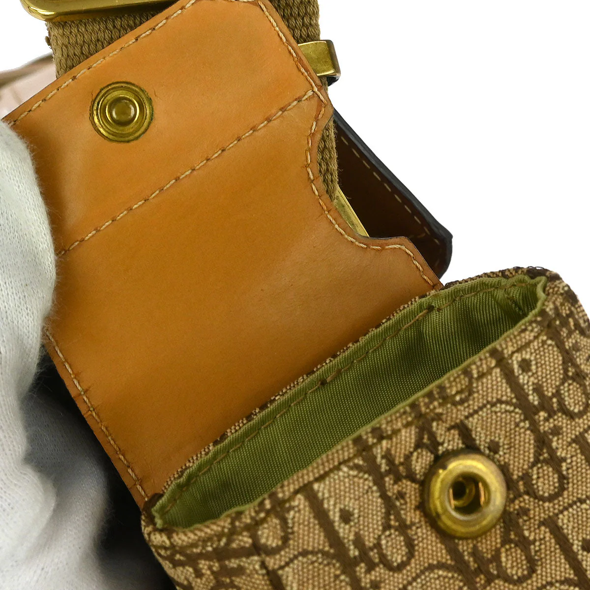 Christian Dior Brown Trotter Street Chic Columbus Shoulder Bag - Image 10