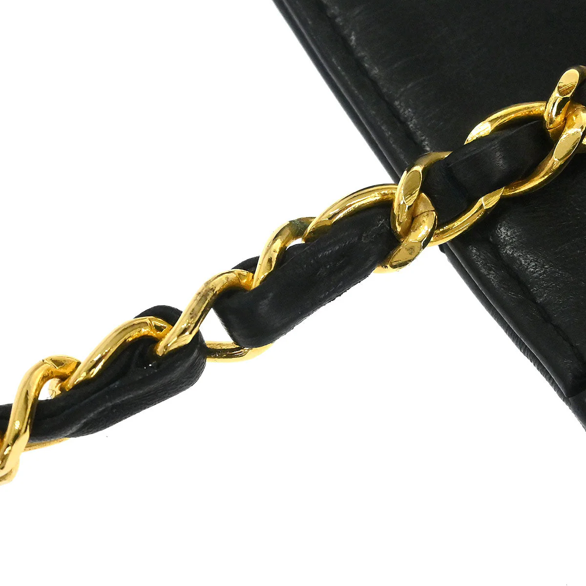 Chanel Black Lambskin 2way Shoulder Handbag - Image 6