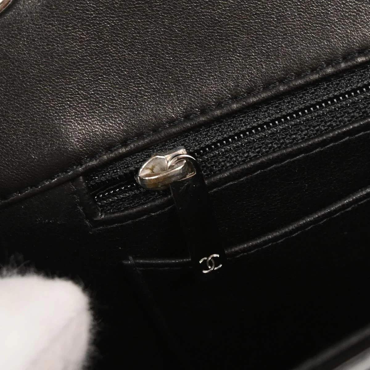 Chanel Black Canvas Mademoiselle Lock Shoulder Bag - Image 7