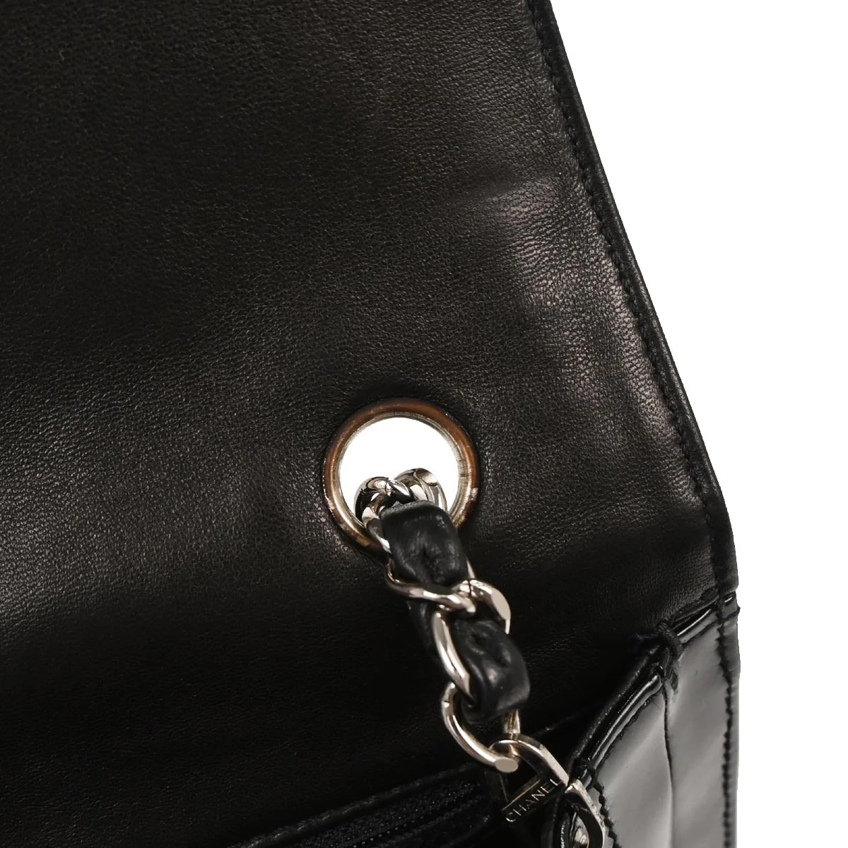 Chanel Black Canvas Mademoiselle Lock Shoulder Bag - Image 9