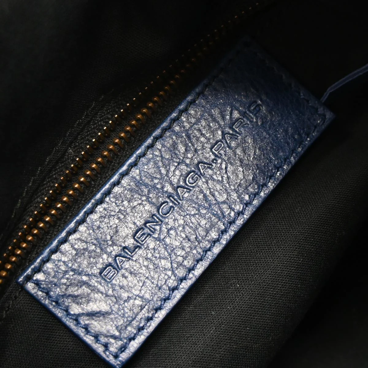 Balenciaga Blue Classic Mini Pompon 2way Shoulder Handbag - Image 9