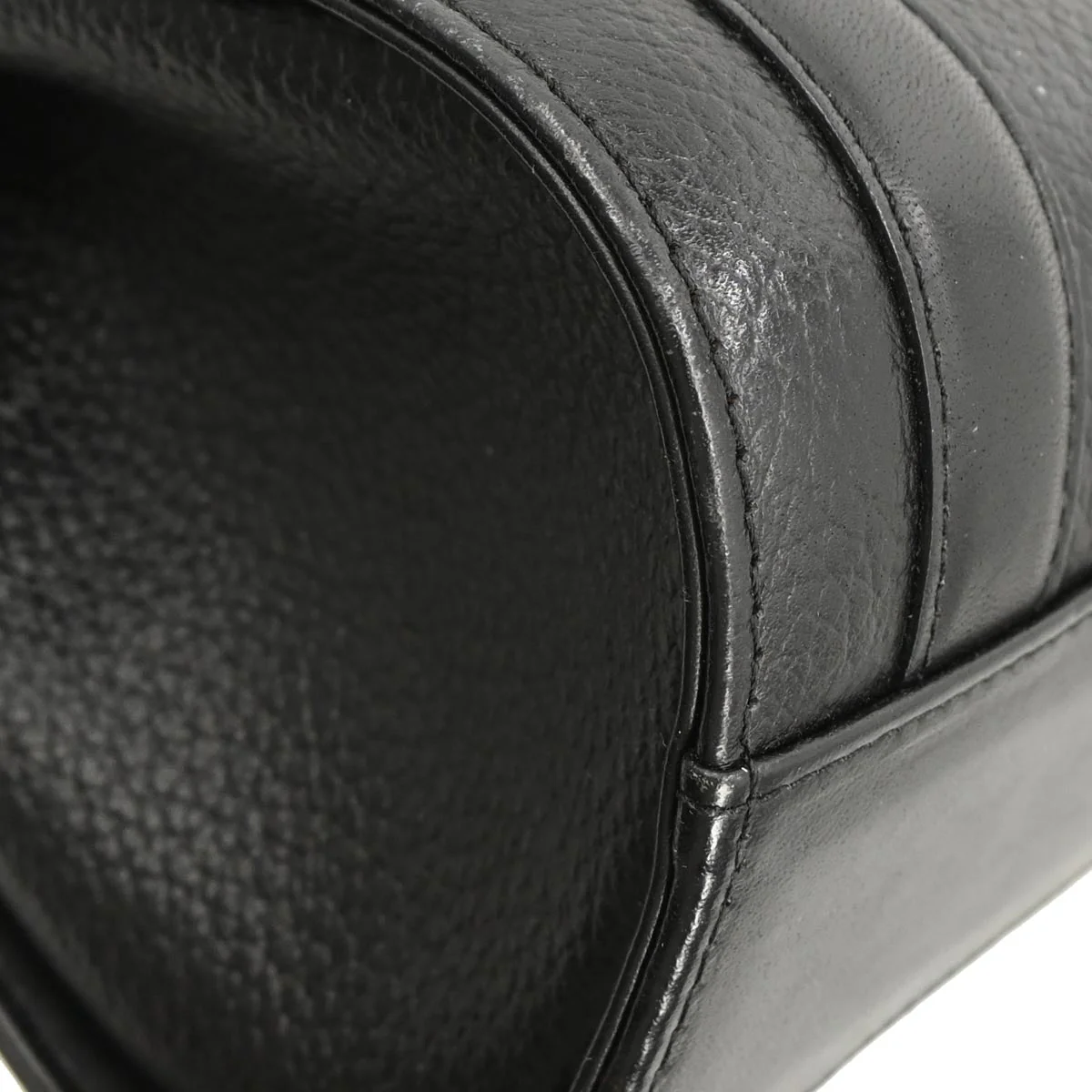 Burberrys Black Leather Handbag - Image 4