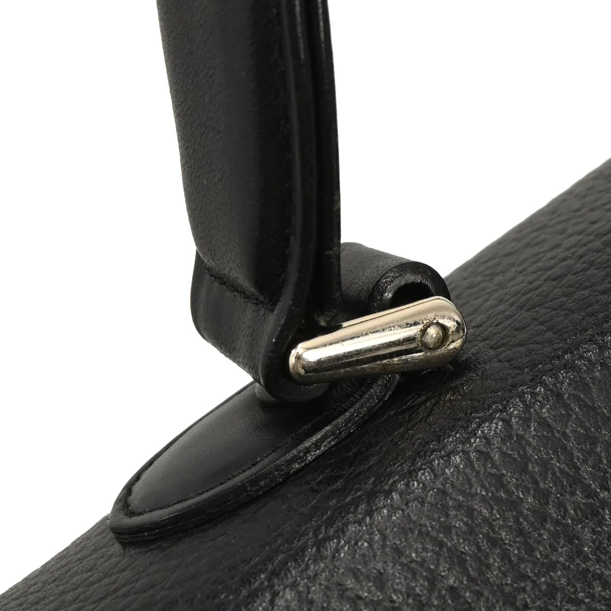 Burberrys Black Leather Handbag - Image 7
