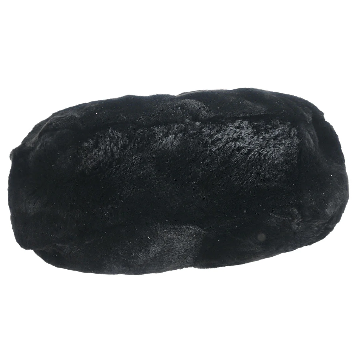 Chanel * 2001-2003 Black Lapin Fur Chain Hobo Handbag - Image 3