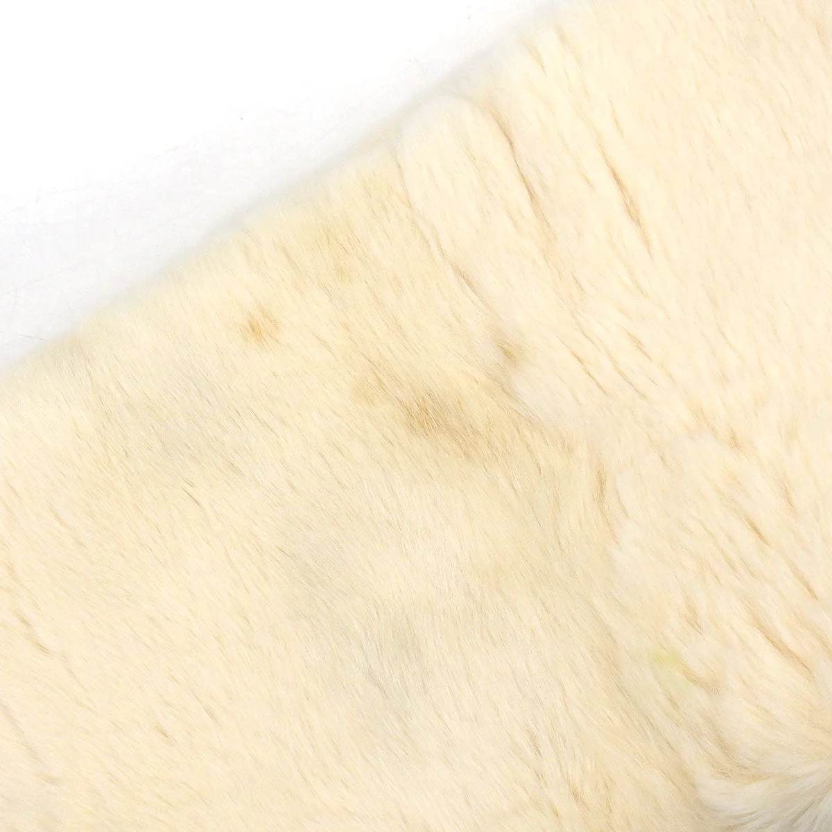 Chanel * Lapin Fur Scarf Ivory Small Good - Image 2