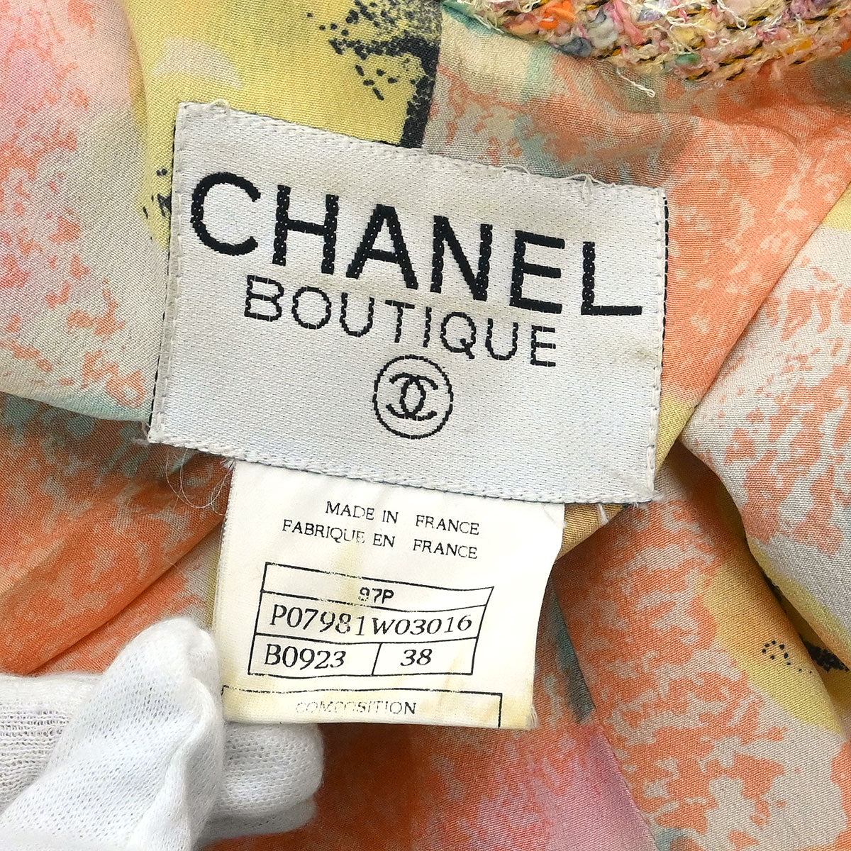 Chanel 1997 Single Breasted Coat Pink #38 - Image 9