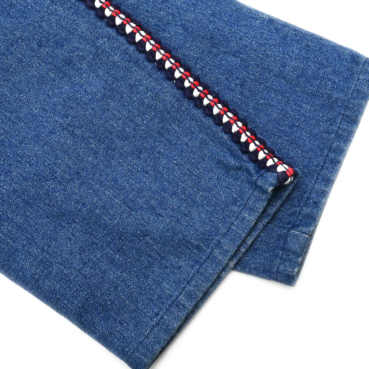 Chanel Long Denim Pants Blue #36 - Image 3