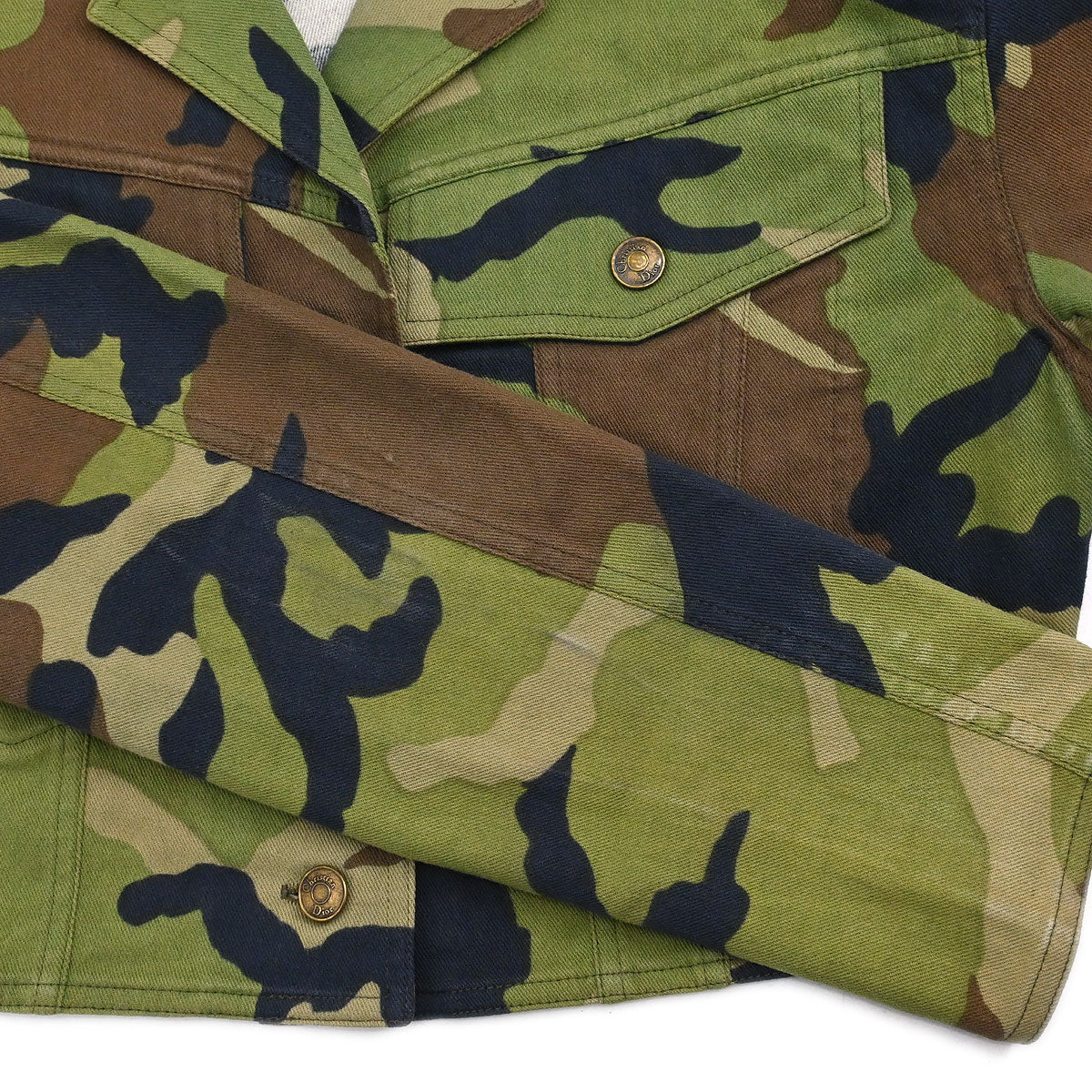 Christian Dior 2001 Jacket Camouflage Khaki #38 - Image 6