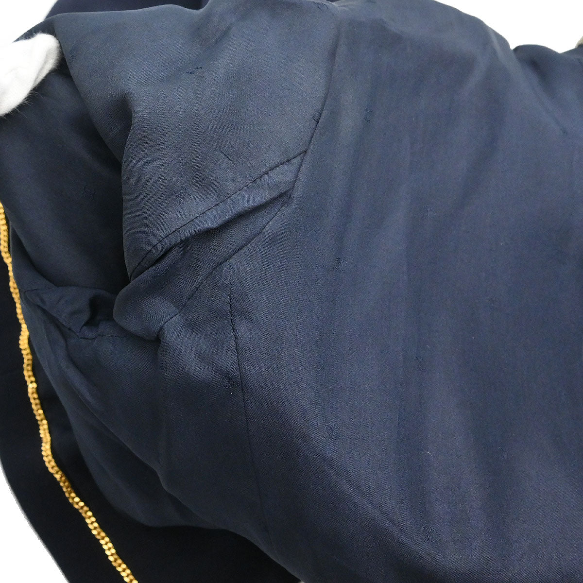 Chanel Setup Suit Jacket Skirt Navy 27 #36 - Image 7