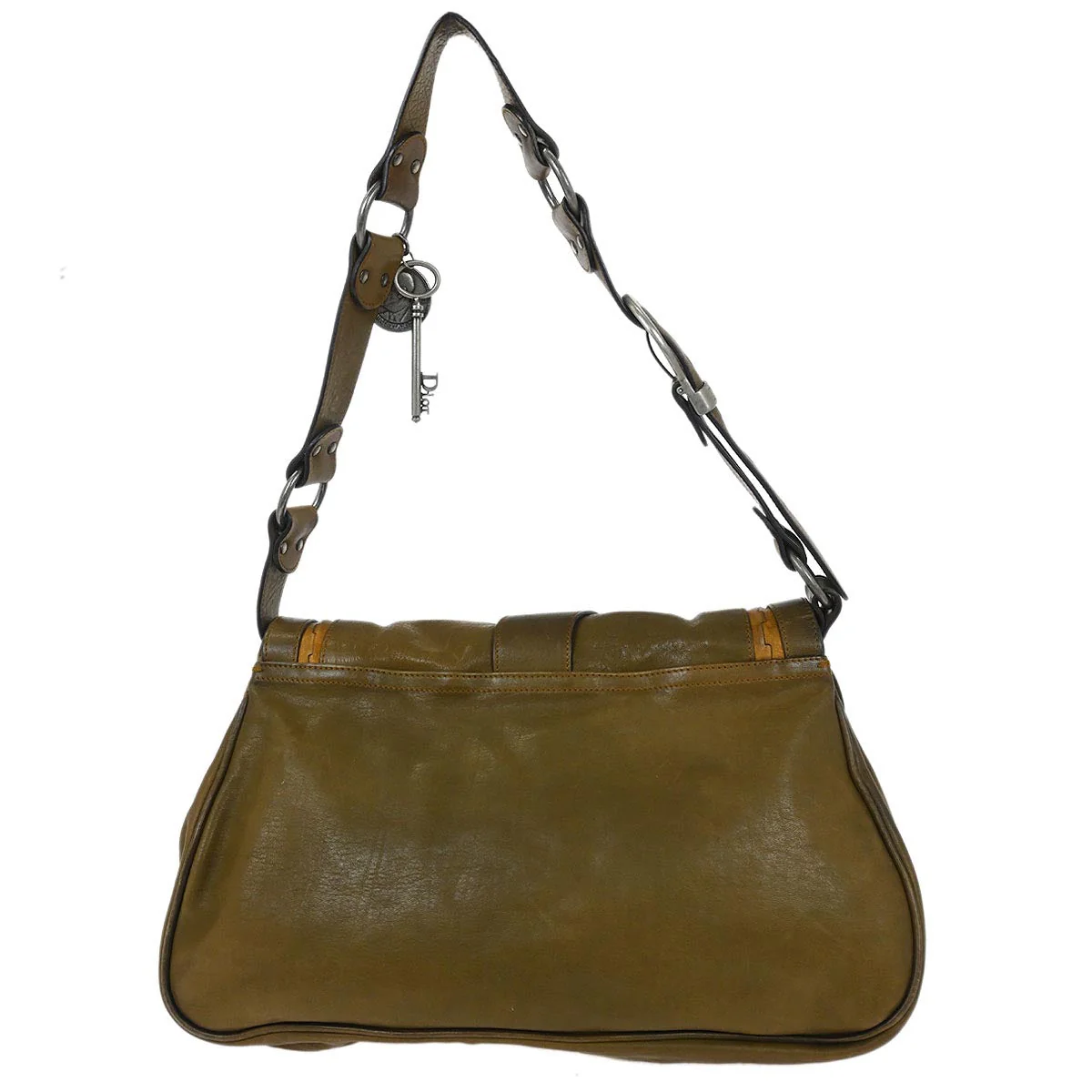 Christian Dior Brown Gaucho Shoulder Bag - Image 2