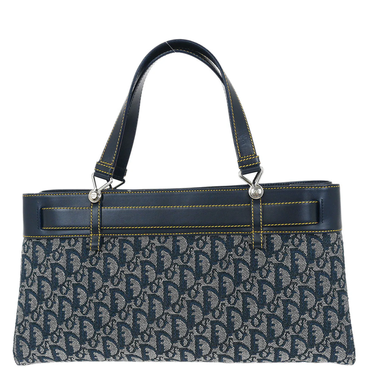 Christian Dior Navy Trotter Handbag - Image 2
