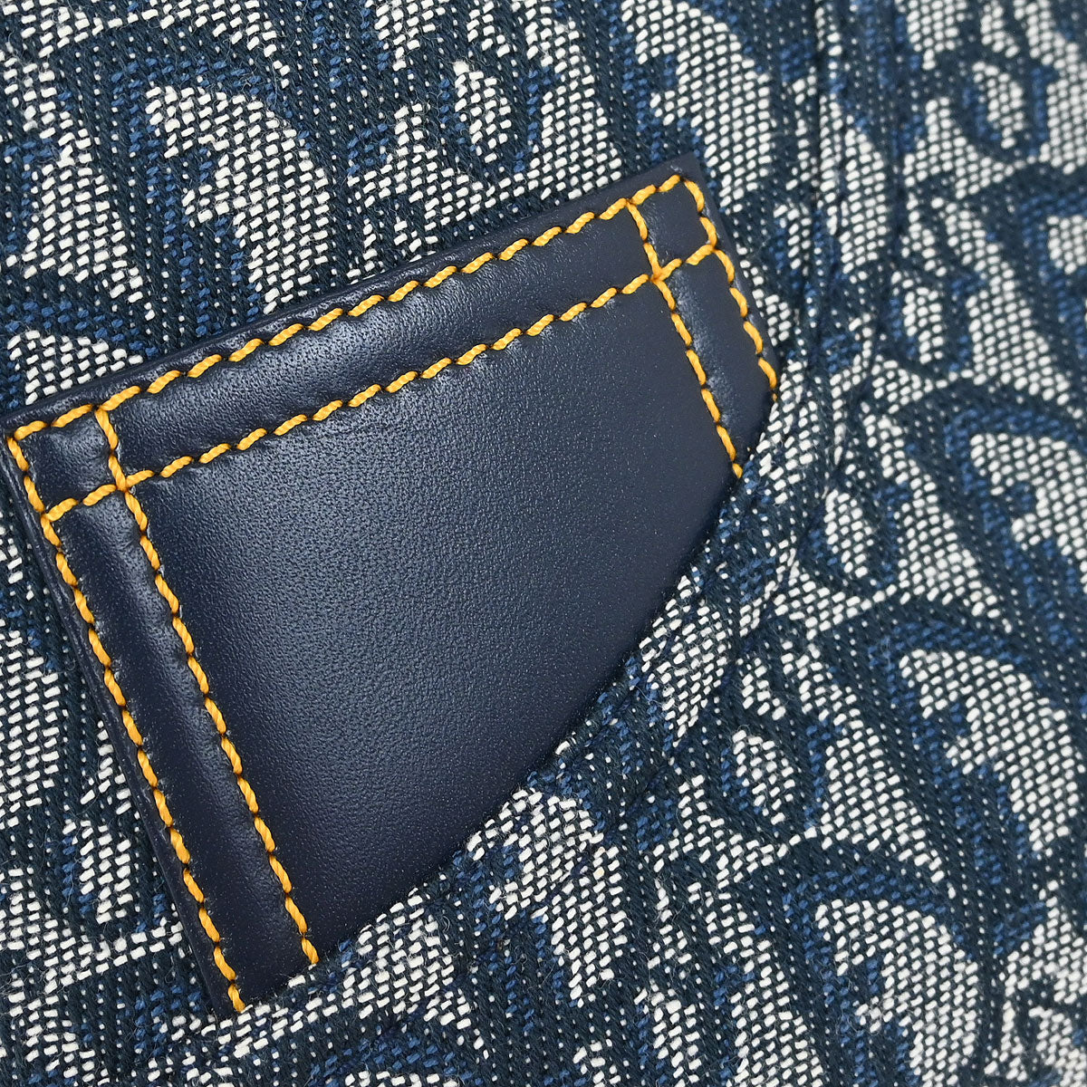 Christian Dior Navy Trotter Handbag - Image 4