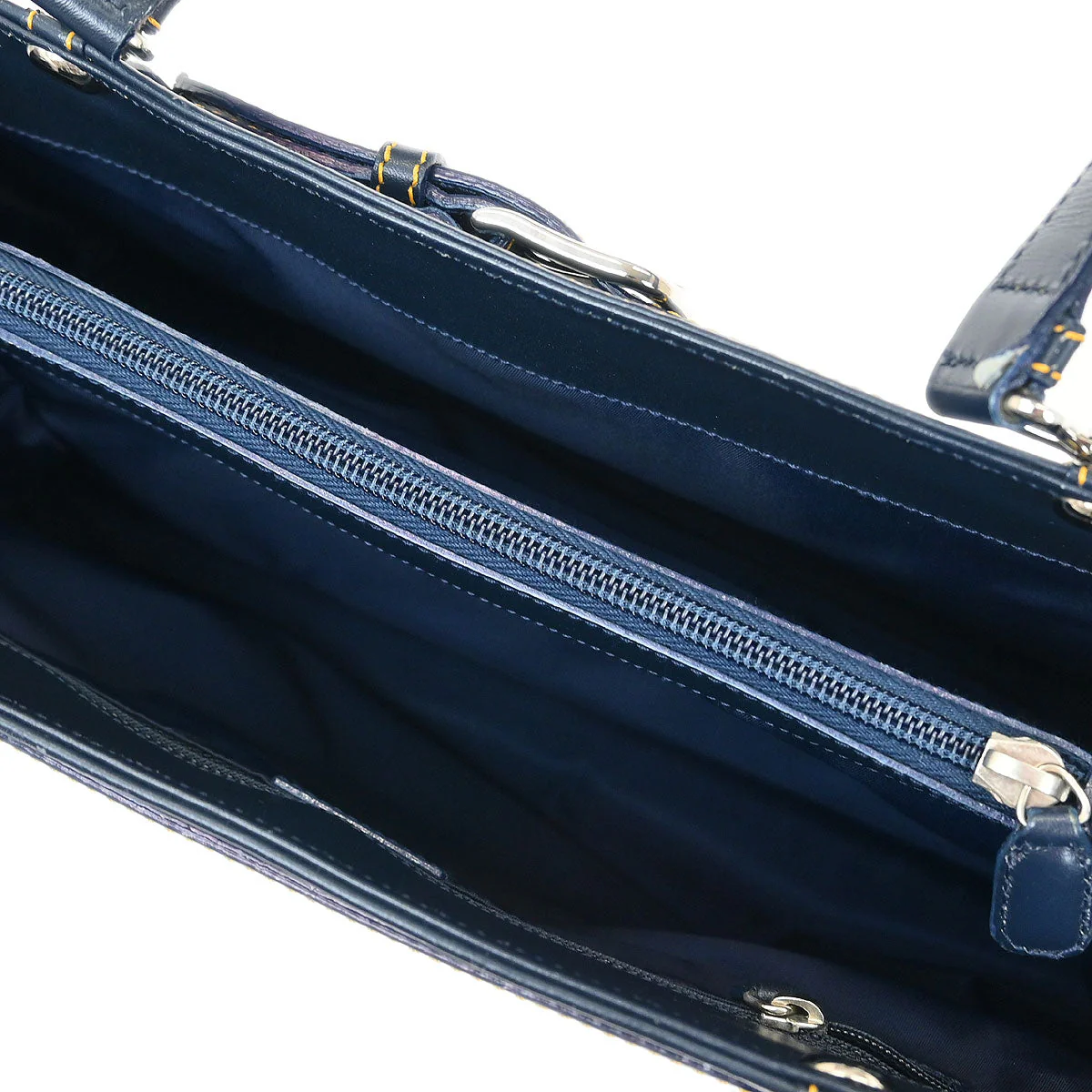 Christian Dior Navy Trotter Handbag - Image 8