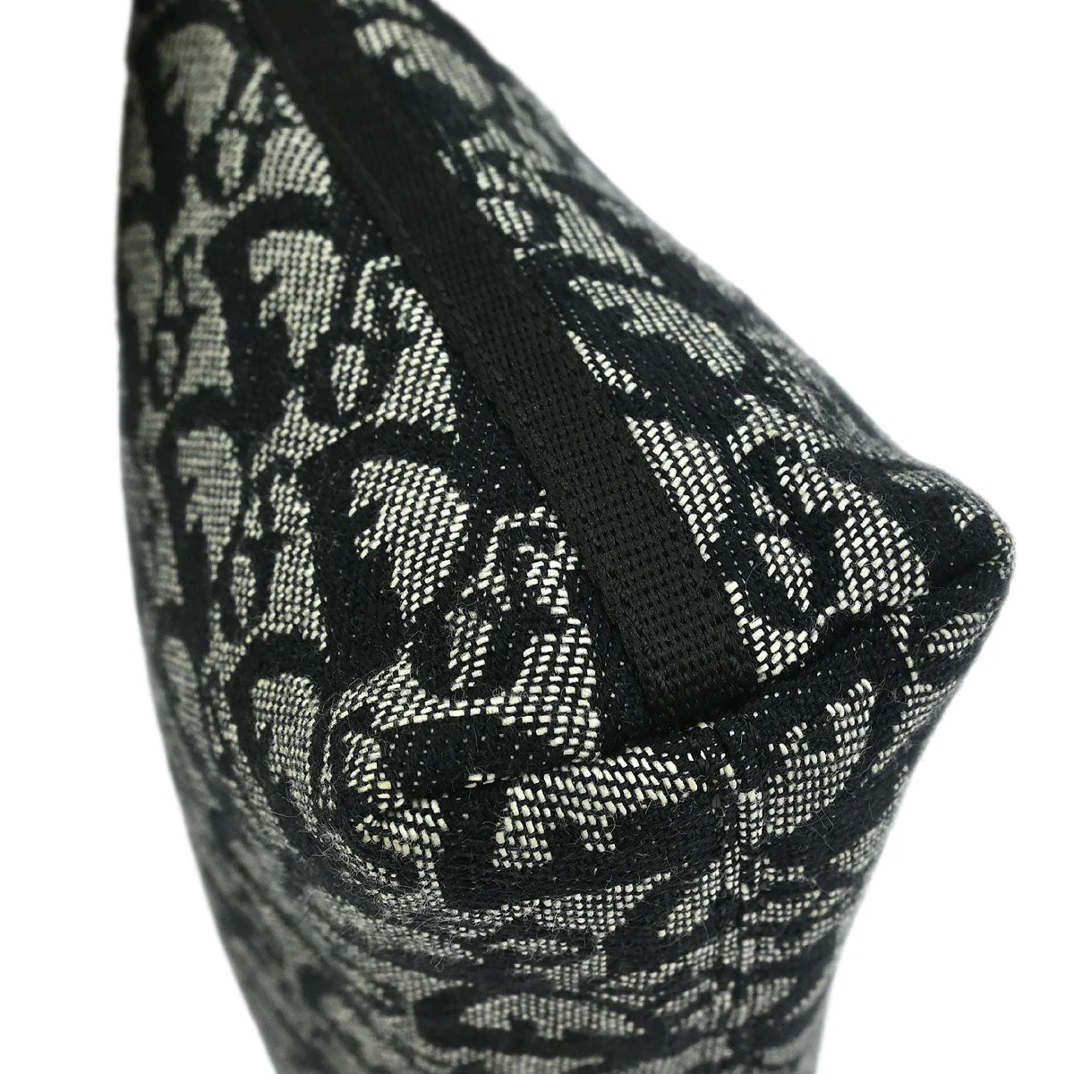 Christian Dior Black Canvas Trotter Handbag - Image 4