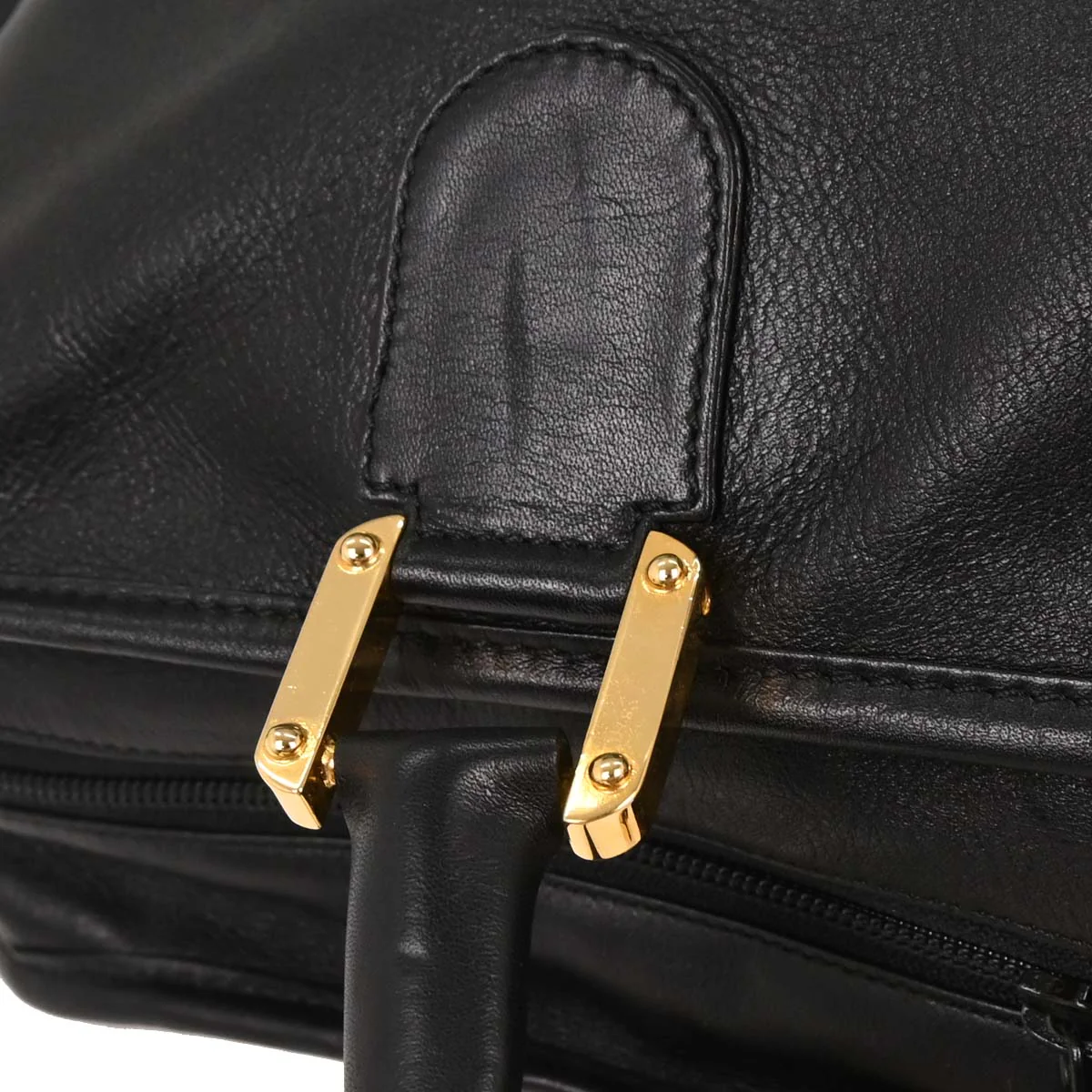 Loewe Black Leather Amazona 40 Handbag - Image 5