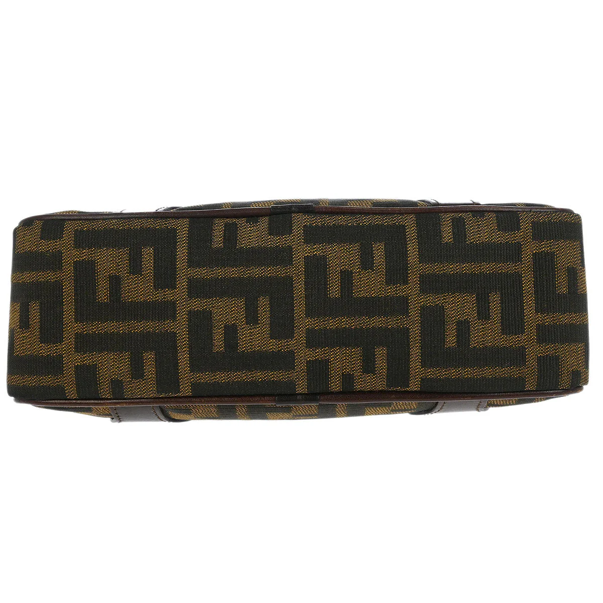 Fendi Brown Canvas Zucca Handbag - Image 3