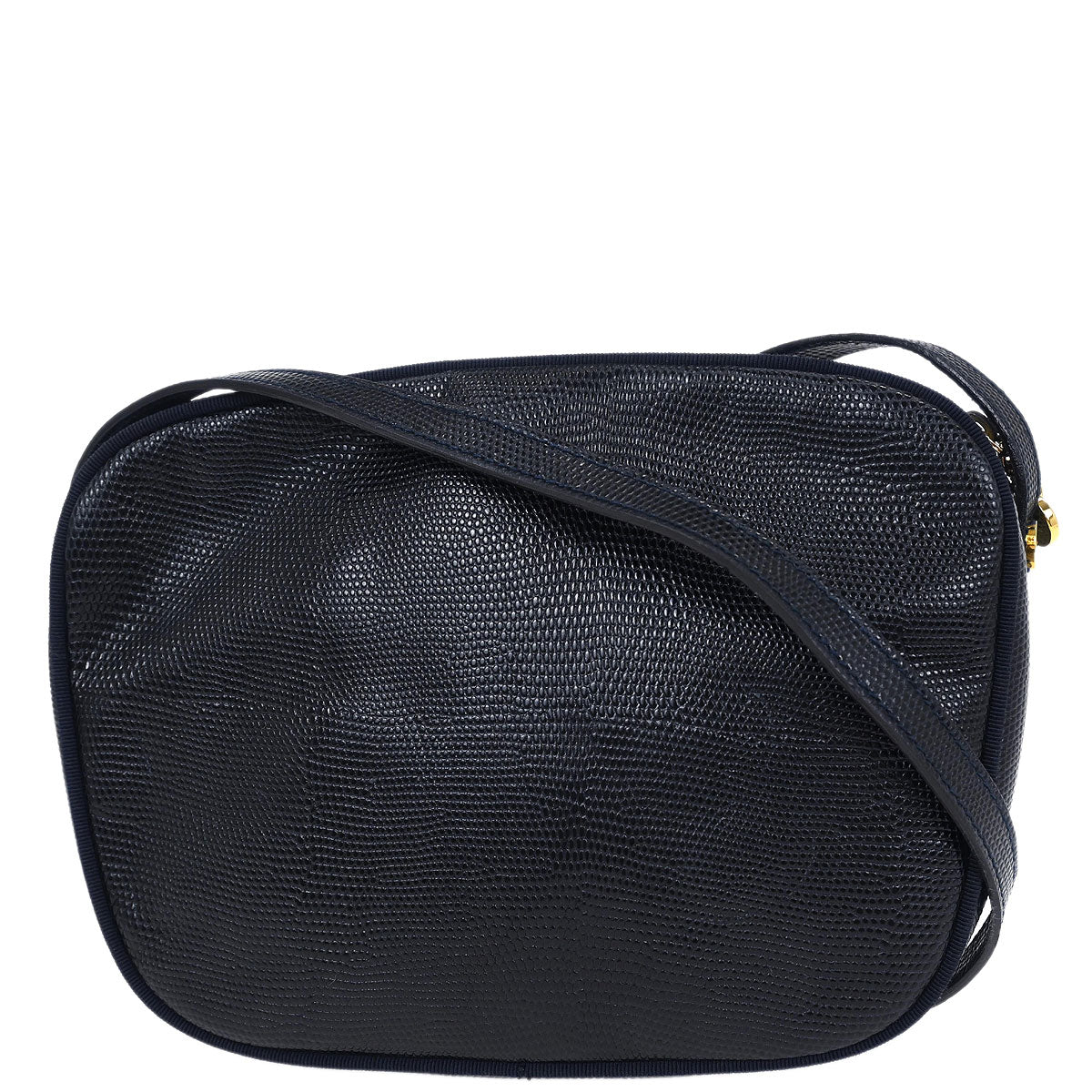Salvatore Ferragamo Navy Vara Shoulder Bag - Image 2