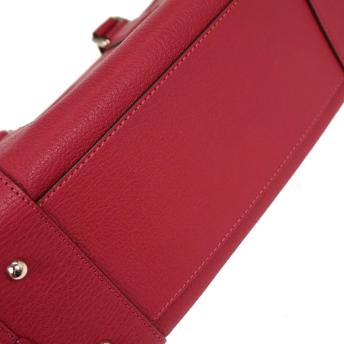 Loewe Red Leather Amazona 28 Handbag - Image 5