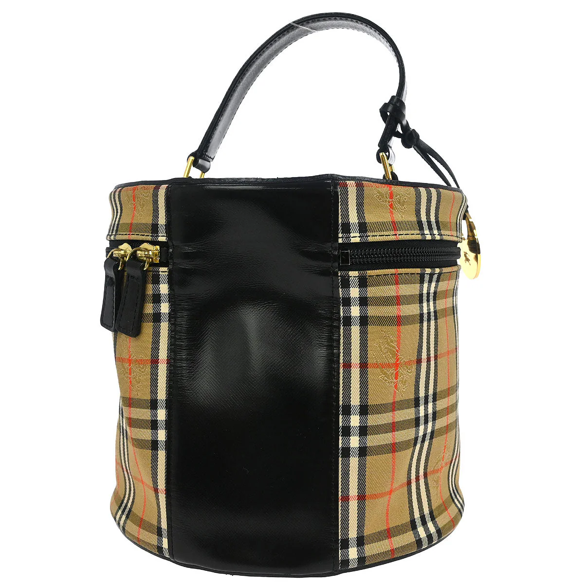 Burberrys Beige Black House Check Vanity Handbag - Image 2