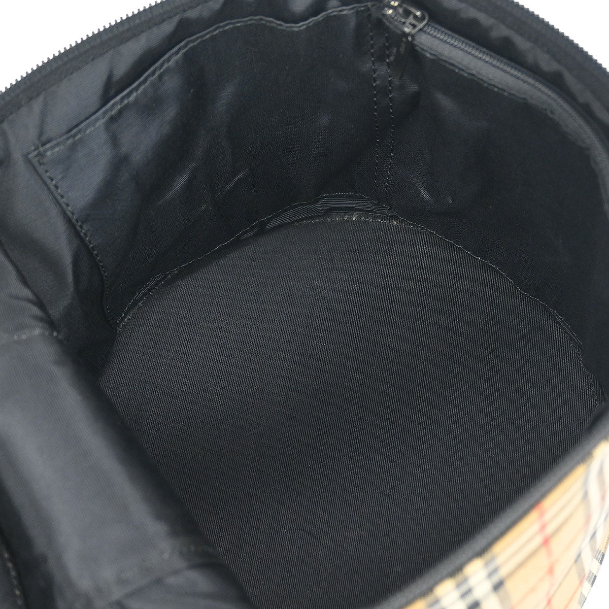 Burberrys Beige Black House Check Vanity Handbag - Image 8