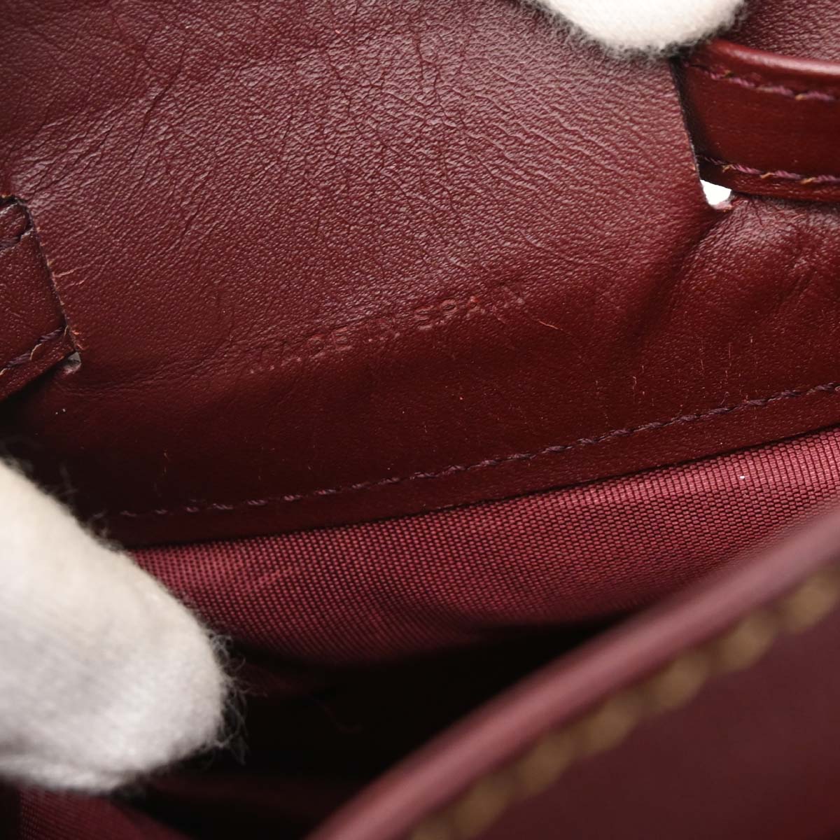 Cartier Bordeaux Leather Must de Cartier Shoulder Bag - Image 9