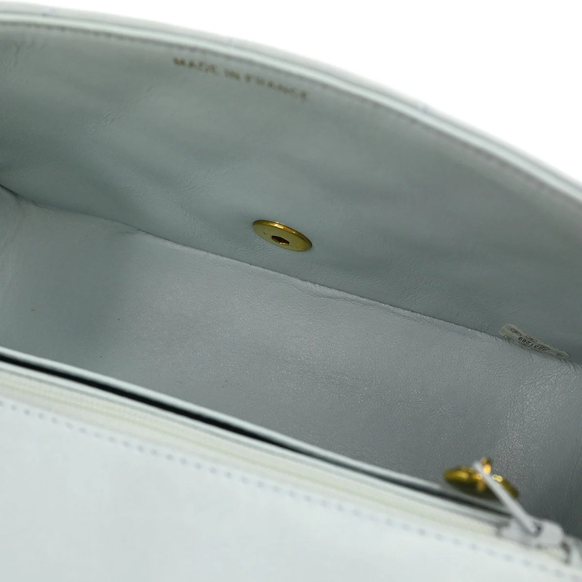 Chanel Light Blue Lambskin Small Diana Shoulder Bag - Image 8