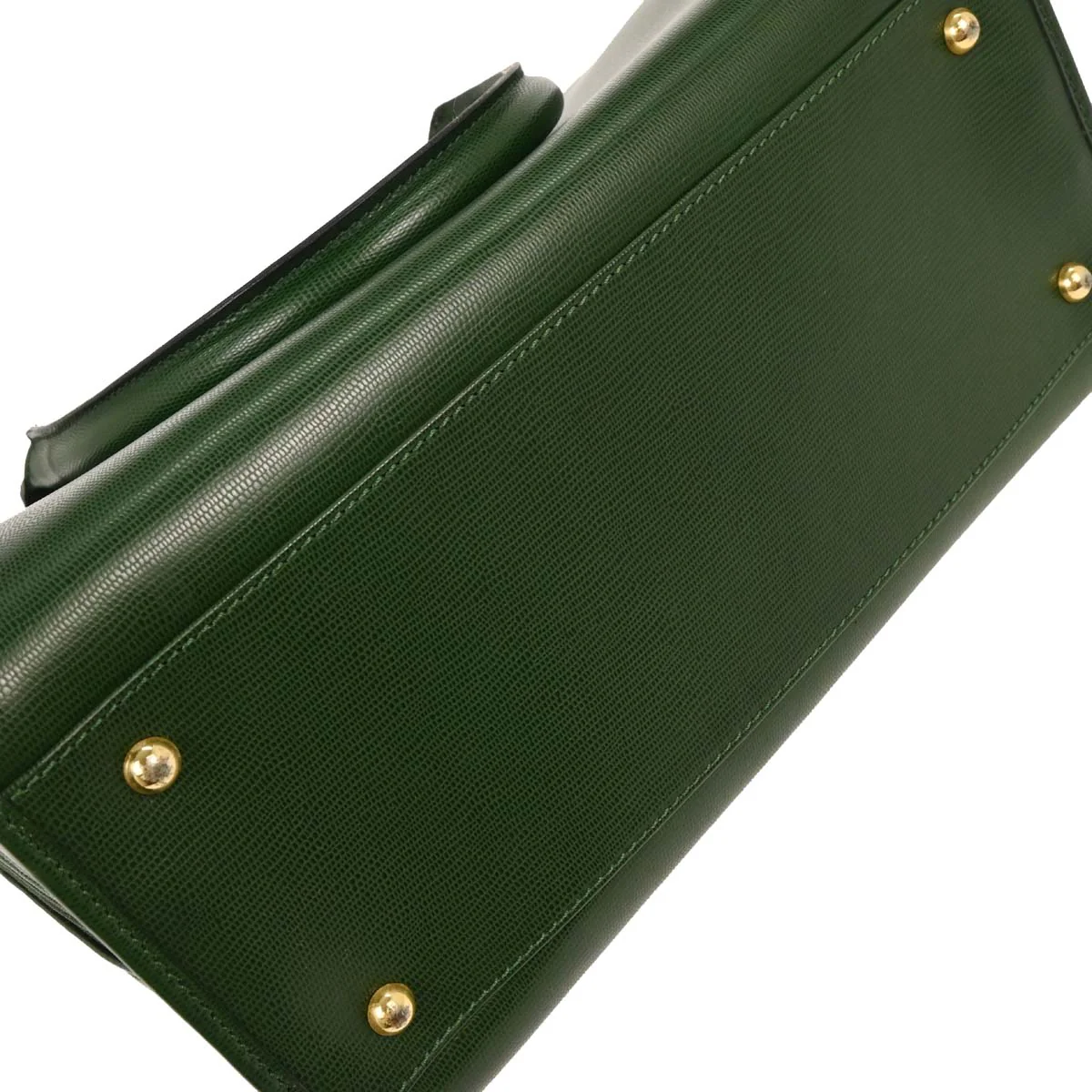 Celine Green Leather 2way Shoulder Handbag - Image 6