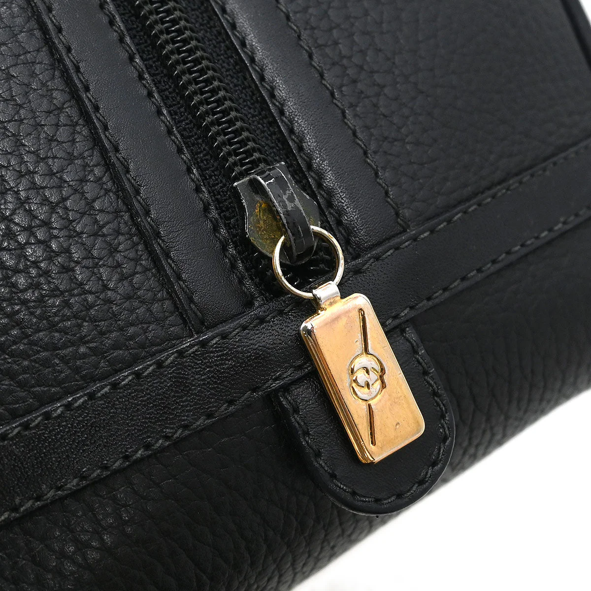 Gucci Black Leather Handbag - Image 5