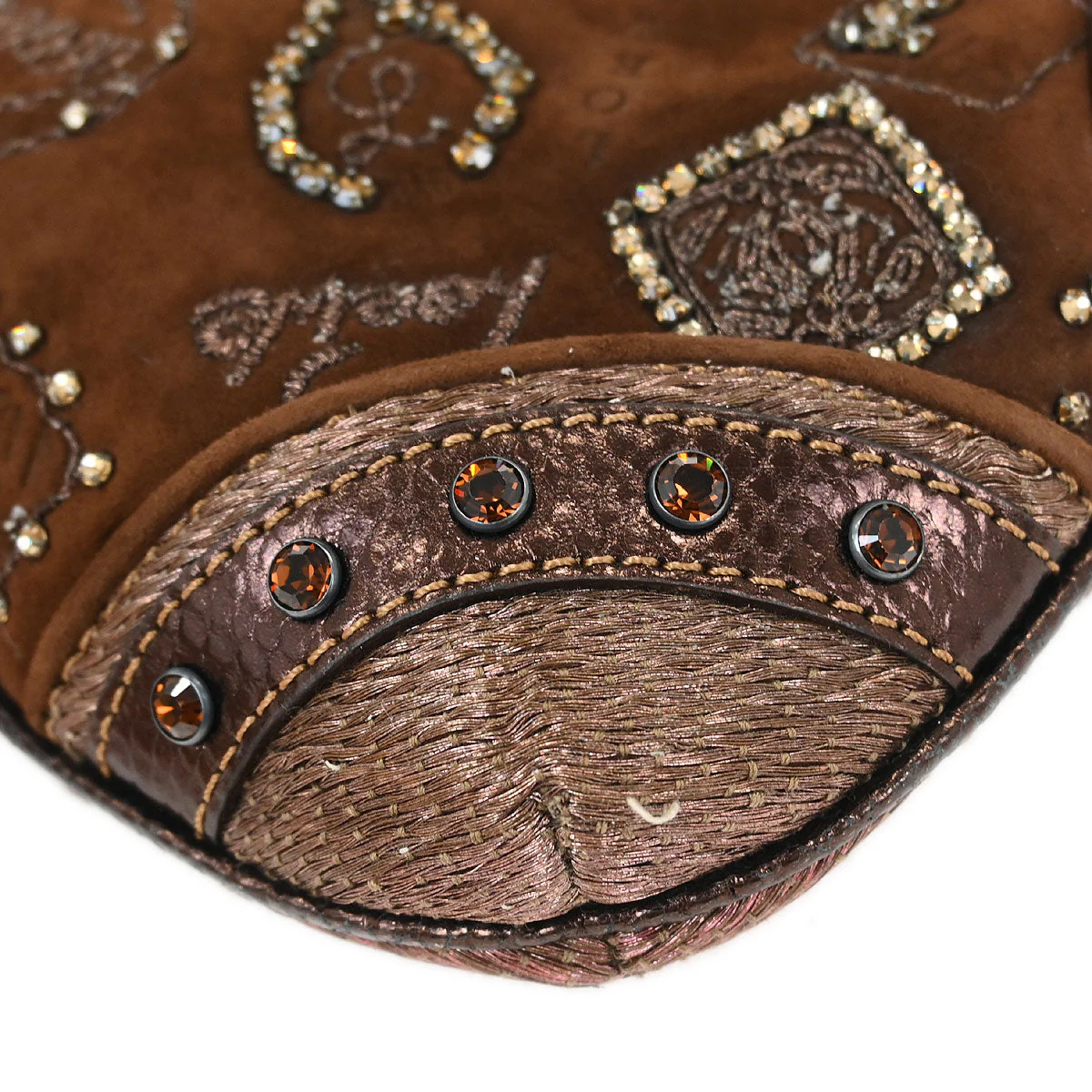 Loewe * 2007 Suede Python 160th Anniversary Handbag - Image 4