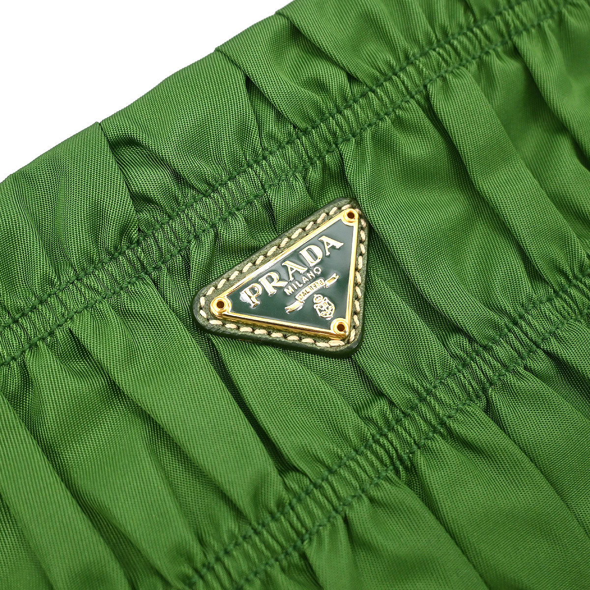 Prada Green Nylon Handbag - Image 4