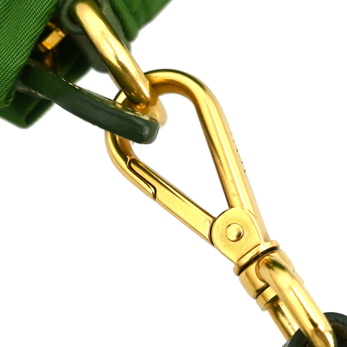 Prada Green Nylon Handbag - Image 5
