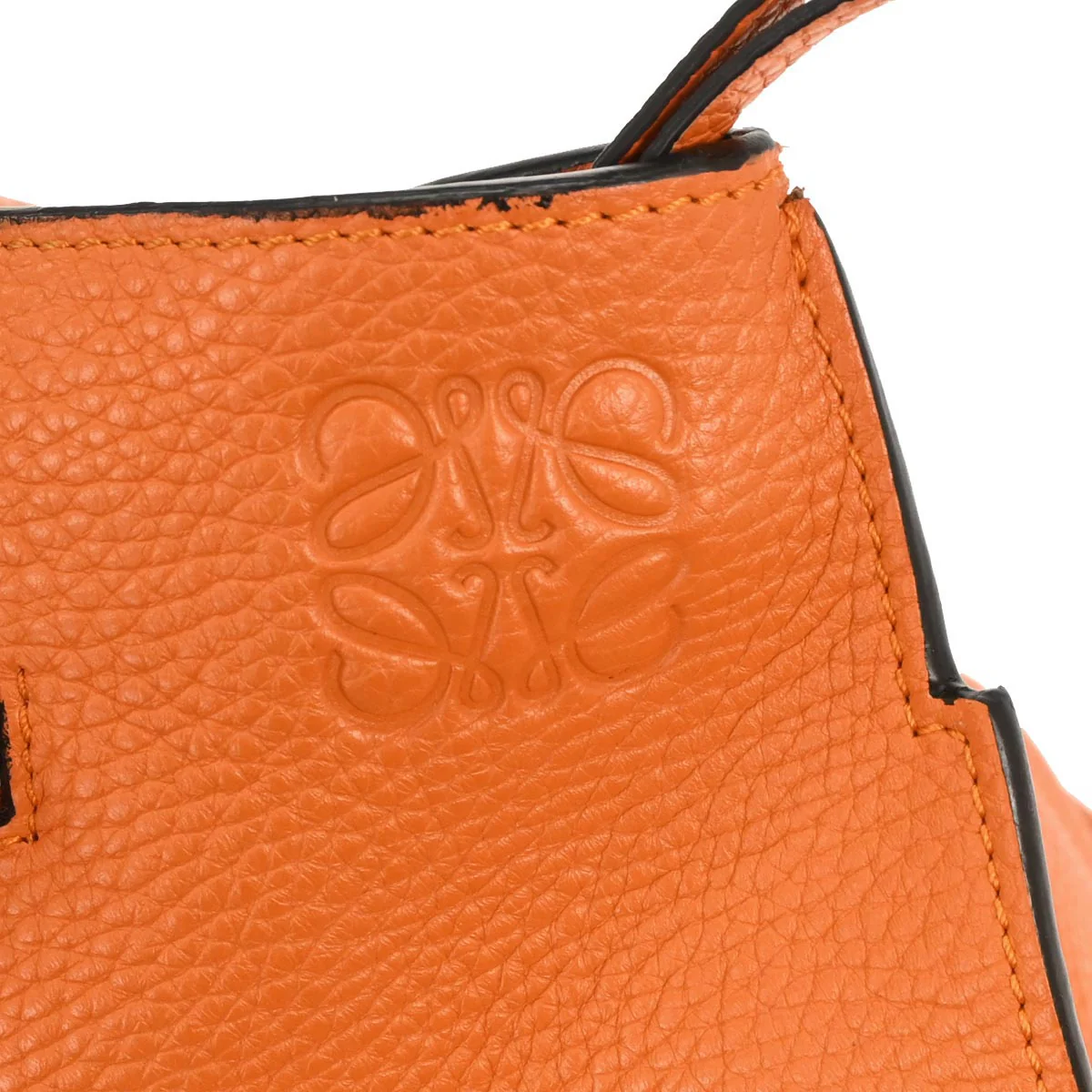 Loewe Orange Leather Anton Sling Body Bag Shoulder Bag - Image 5