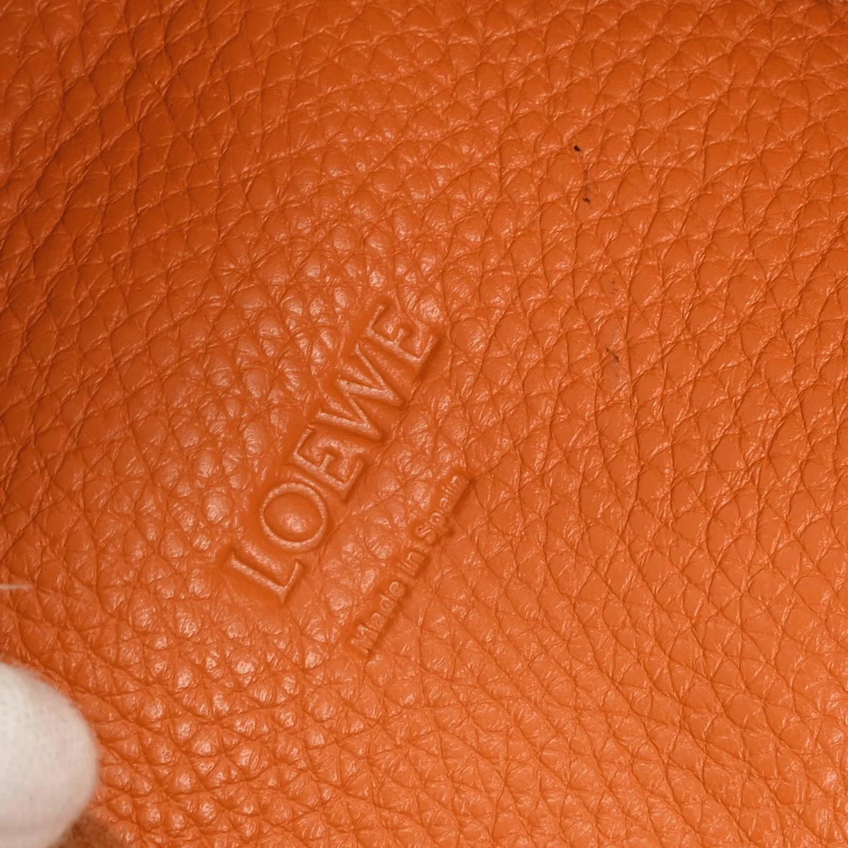 Loewe Orange Leather Anton Sling Body Bag Shoulder Bag - Image 9