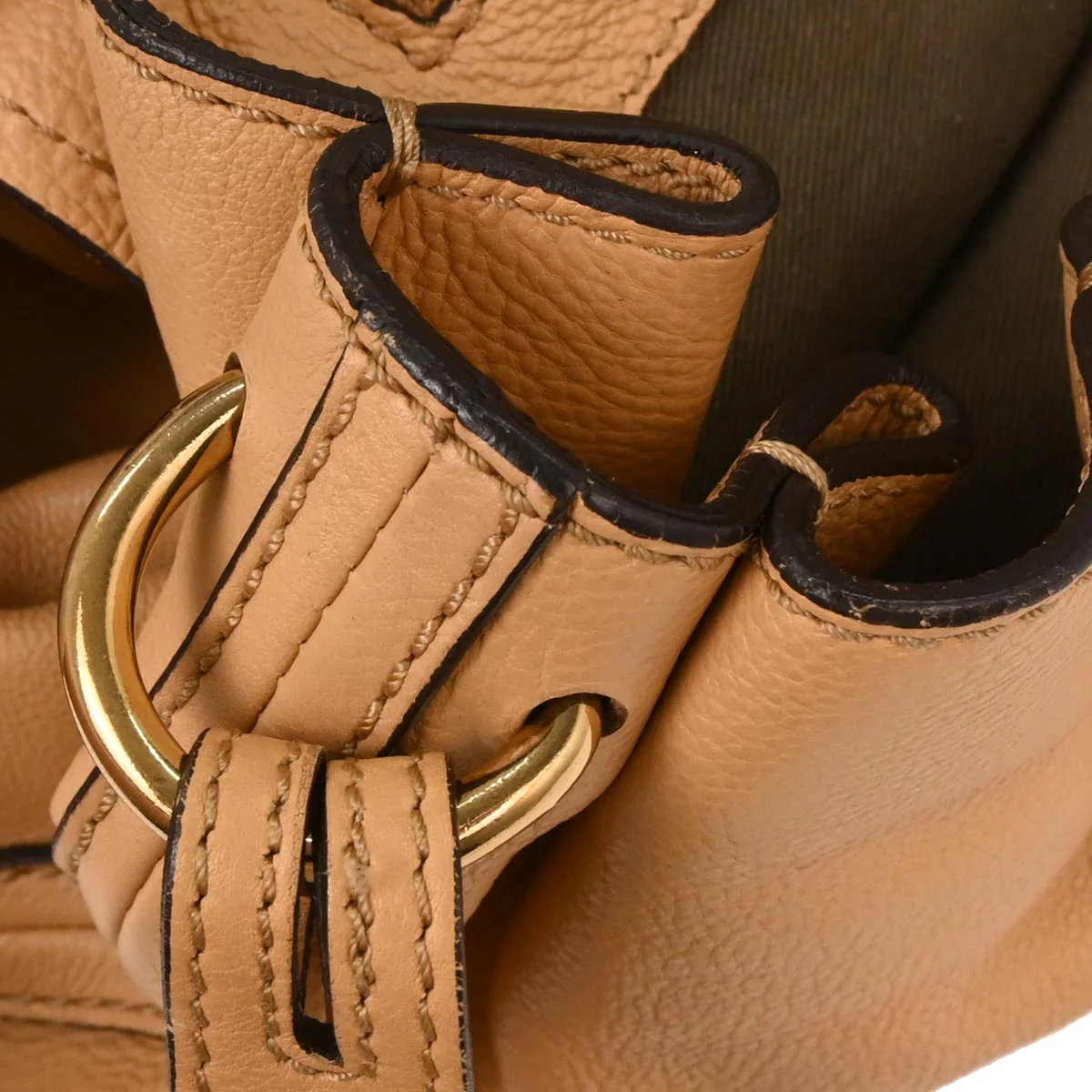 Chloe Beige Leather Elsie 2way Shoulder Handbag - Image 9