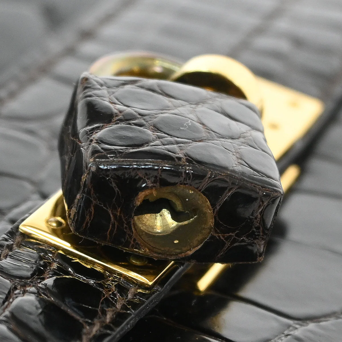 Hermes * Cocaon Alligator Kelly 32 Sellier 2way Shoulder Handbag - Image 3