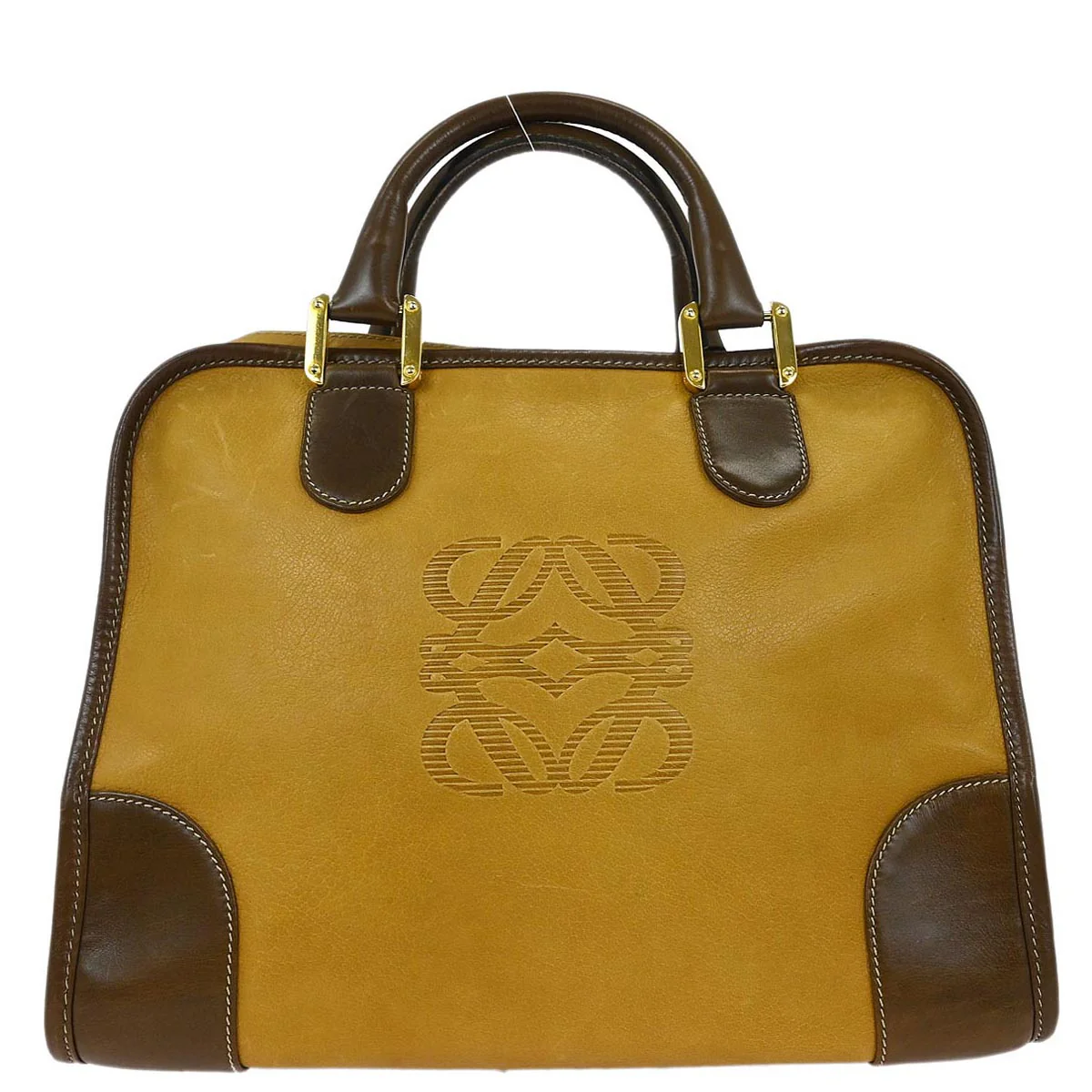 Loewe Beige Leather Handbag