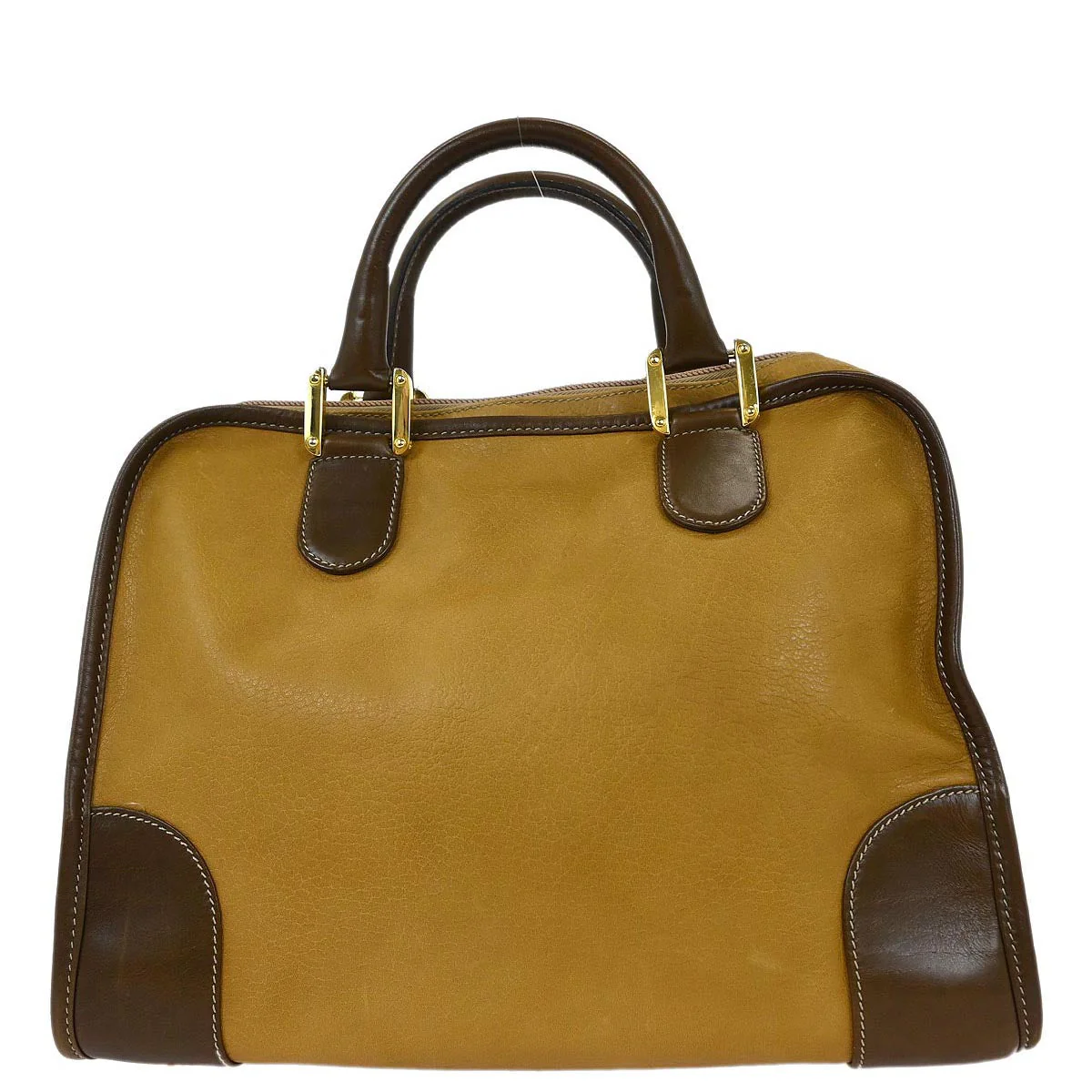 Loewe Beige Leather Handbag - Image 2
