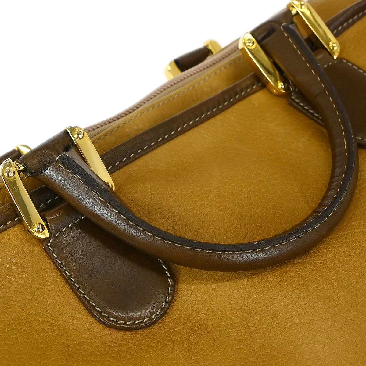 Loewe Beige Leather Handbag - Image 6