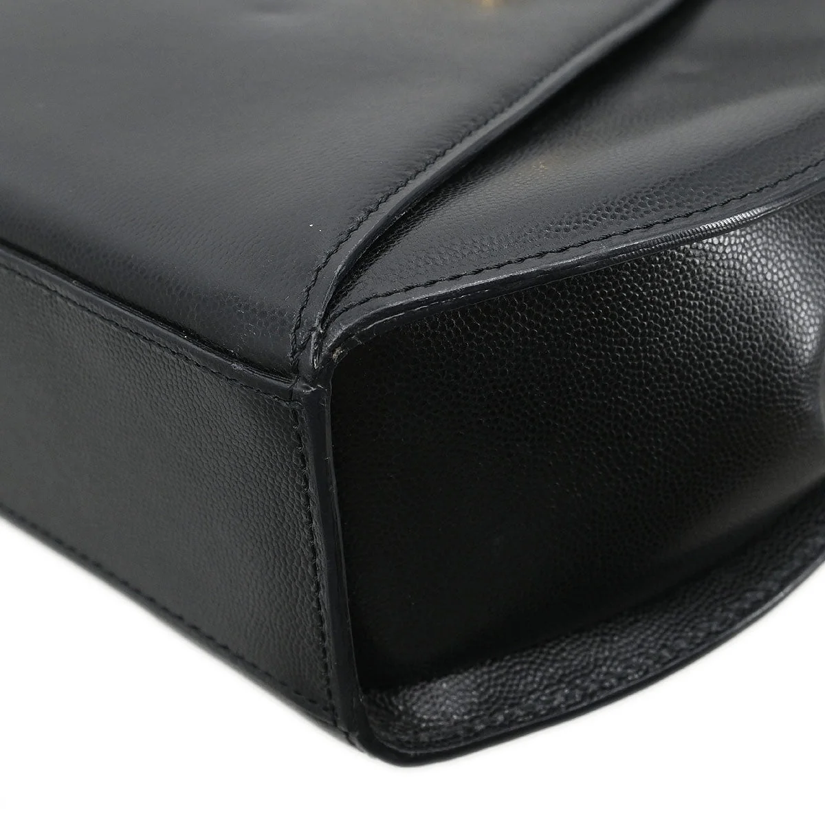 Cartier Black Leather Panthere Tote Handbag - Image 3