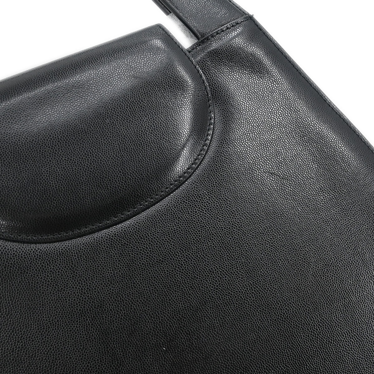Cartier Black Leather Panthere Tote Handbag - Image 5