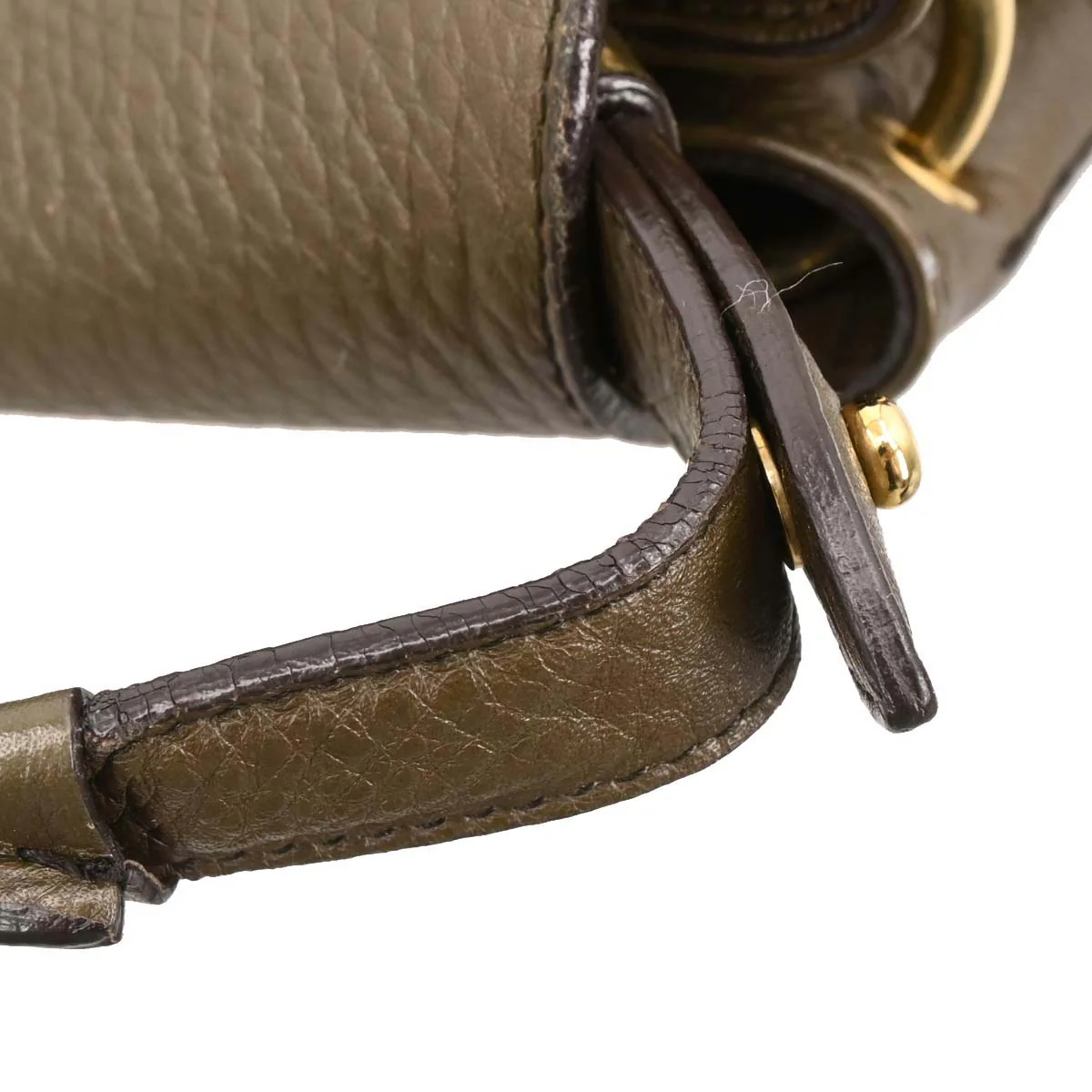 Salvatore Ferragamo Brown Leather Gancini 2way Shoulder Handbag - Image 5