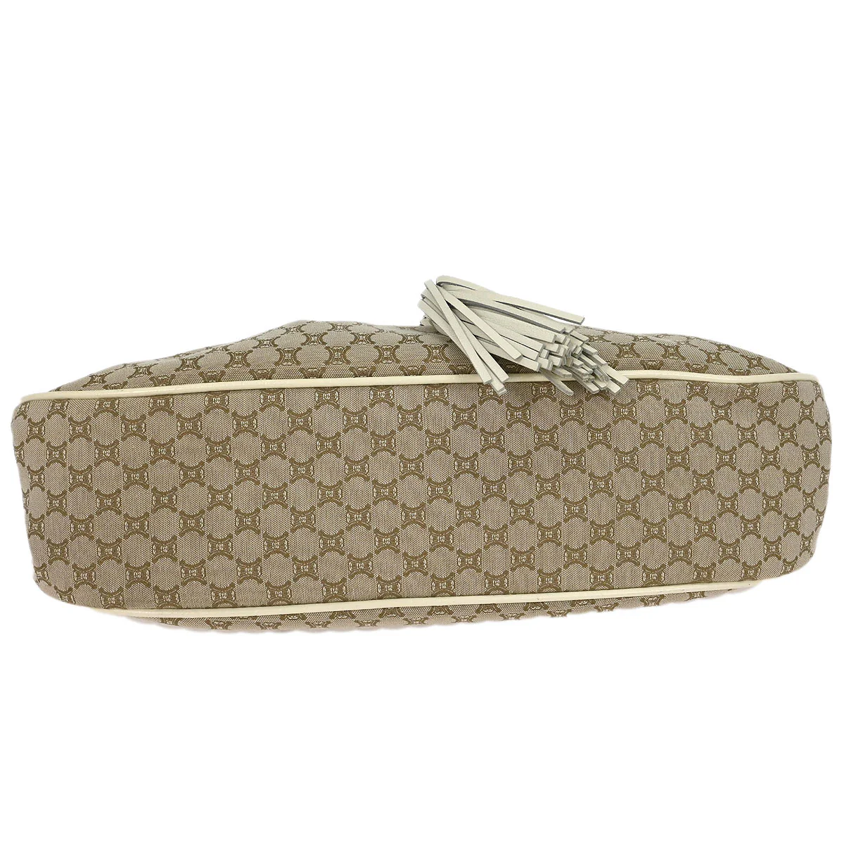 Celine * Beige Macadam Shoulder Bag - Image 3