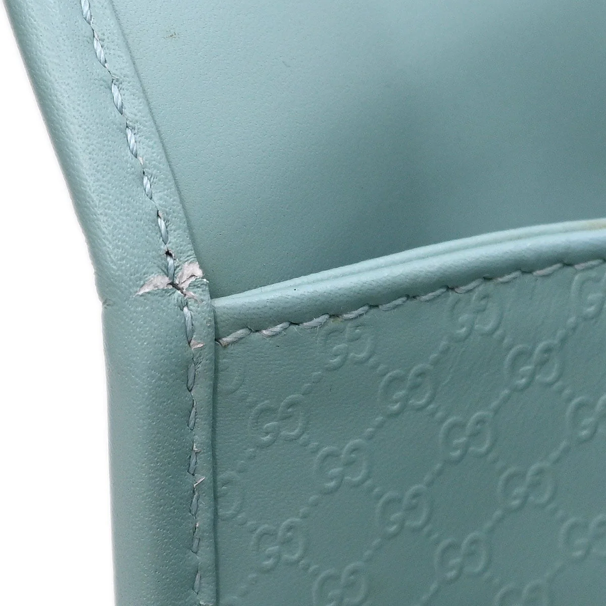 Gucci Light Blue Leather GG Jackie Handbag - Image 6