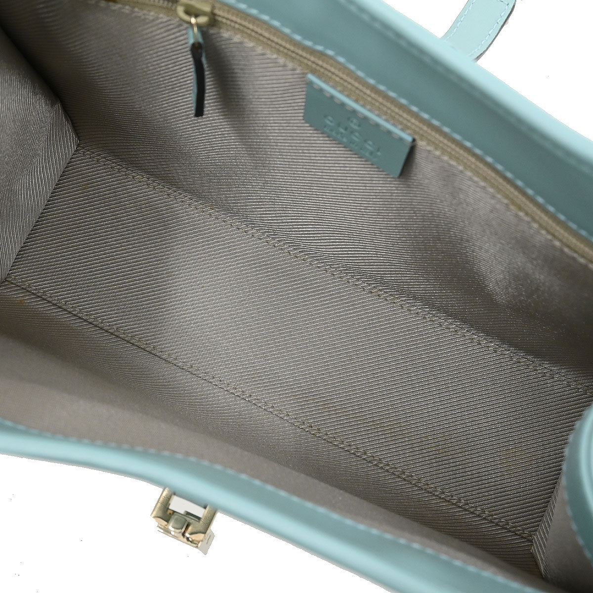 Gucci Light Blue Leather GG Jackie Handbag - Image 7