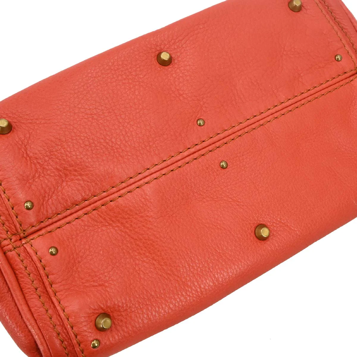 Chloe Vermilion Red Paddington Mini Handbag - Image 3