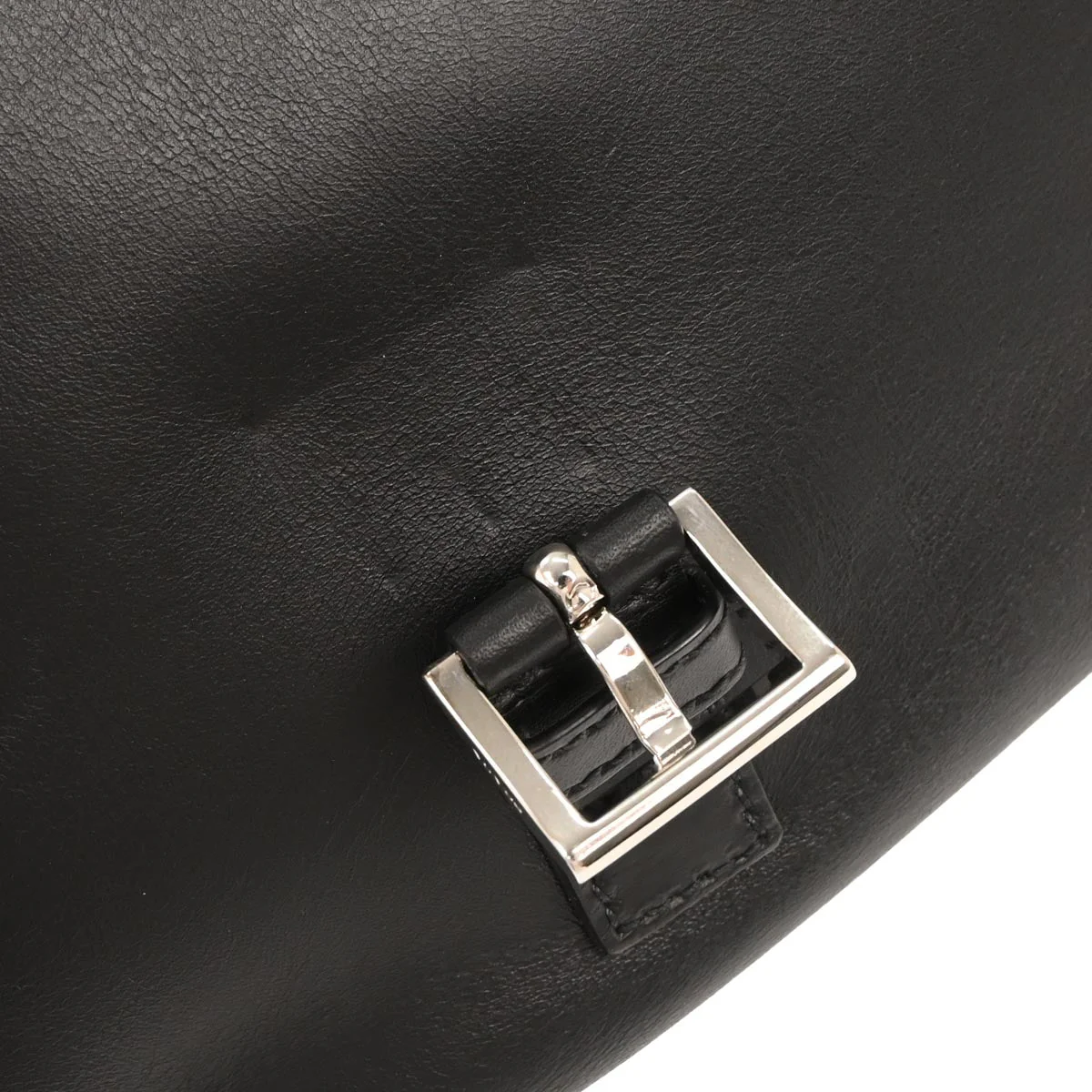 Prada Black Leather Messenger Bag Shoulder Bag - Image 6