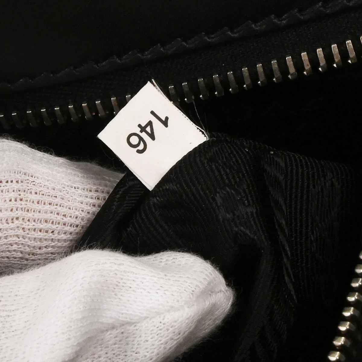 Prada Black Leather Messenger Bag Shoulder Bag - Image 9